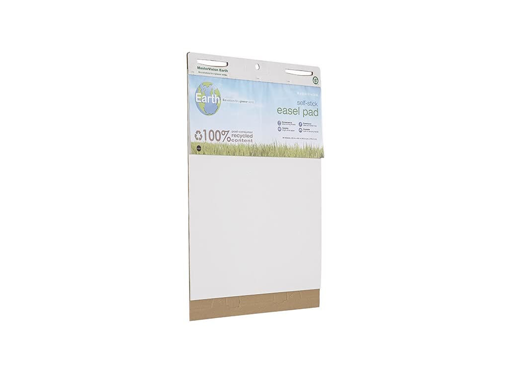 Self-Stick Easel Pad 30" x 25" 2 Pack White S36849