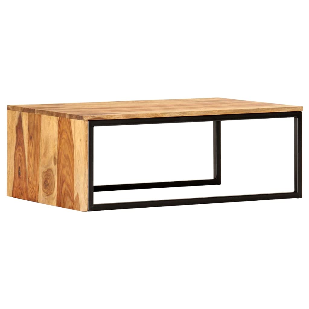 2 pcs Square Wood Nesting Tables D519