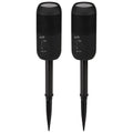 Black Waterproof Indoor and Outdoor Speakers, 2 Count O24833