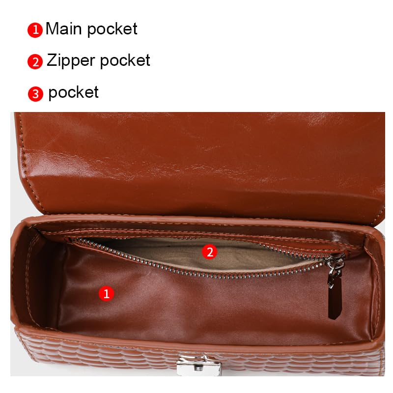 Genuine Cowhide Crocodile Embossed Crossbody Shoulder Bag V216903