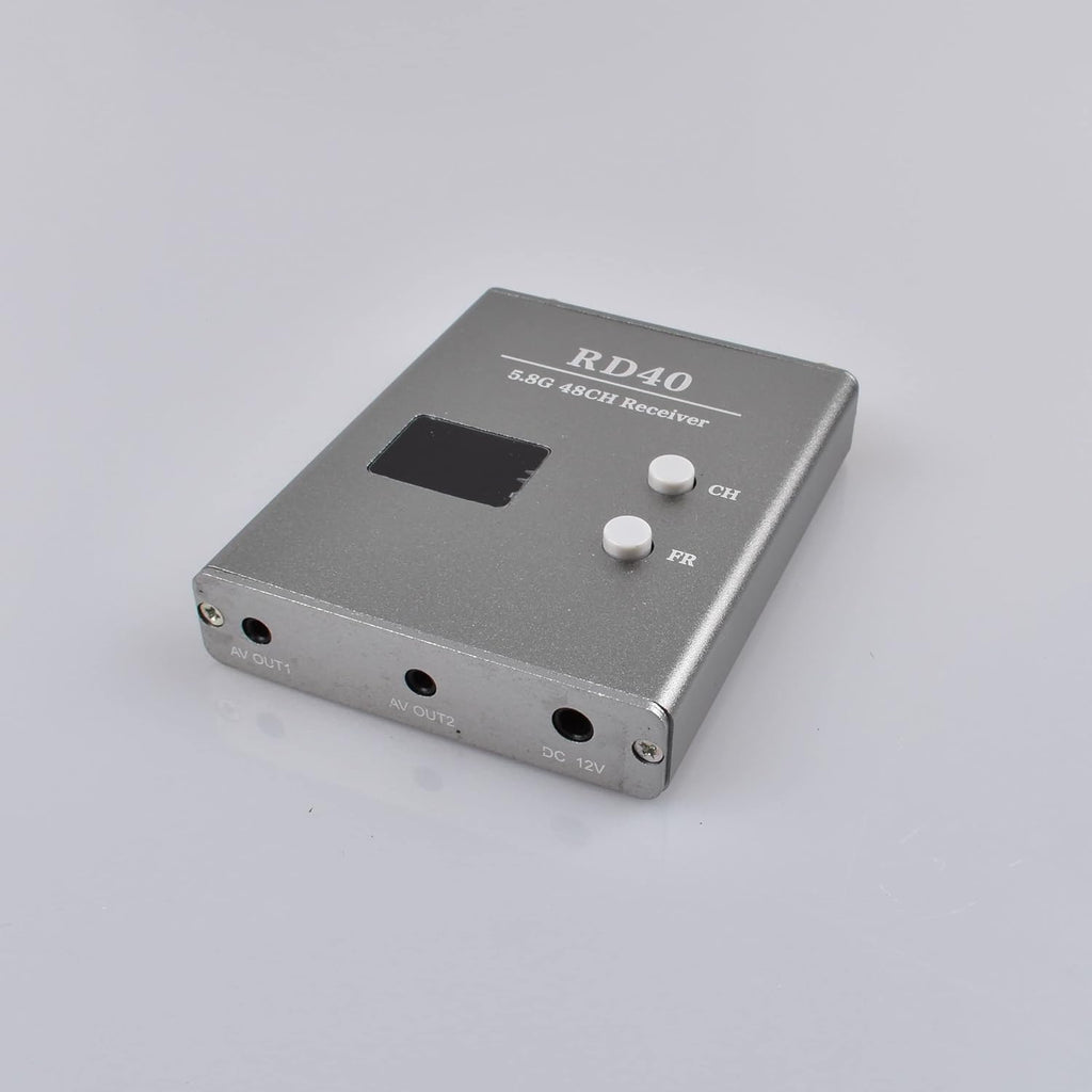 5.8GHZ 48Channel RD40 Raceband Dual Diversity Receiver with A/V and Power Cables N9209