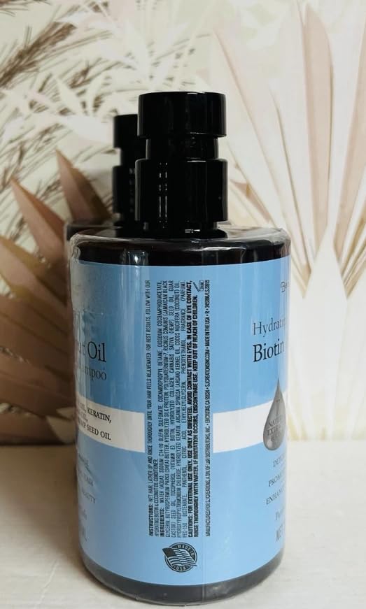 Biotin & Coconut Oil Shampoo and Conditioner Set 16 fl oz Q395