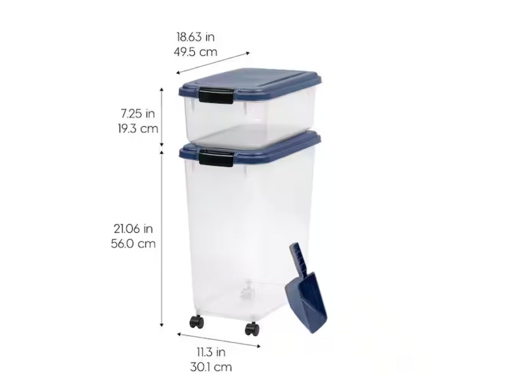 Airtight Pet Food Storage Combo with Scoop Y610