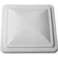 14 Inch White Weather-Resistant Plastic RV Vent Cover N99350
