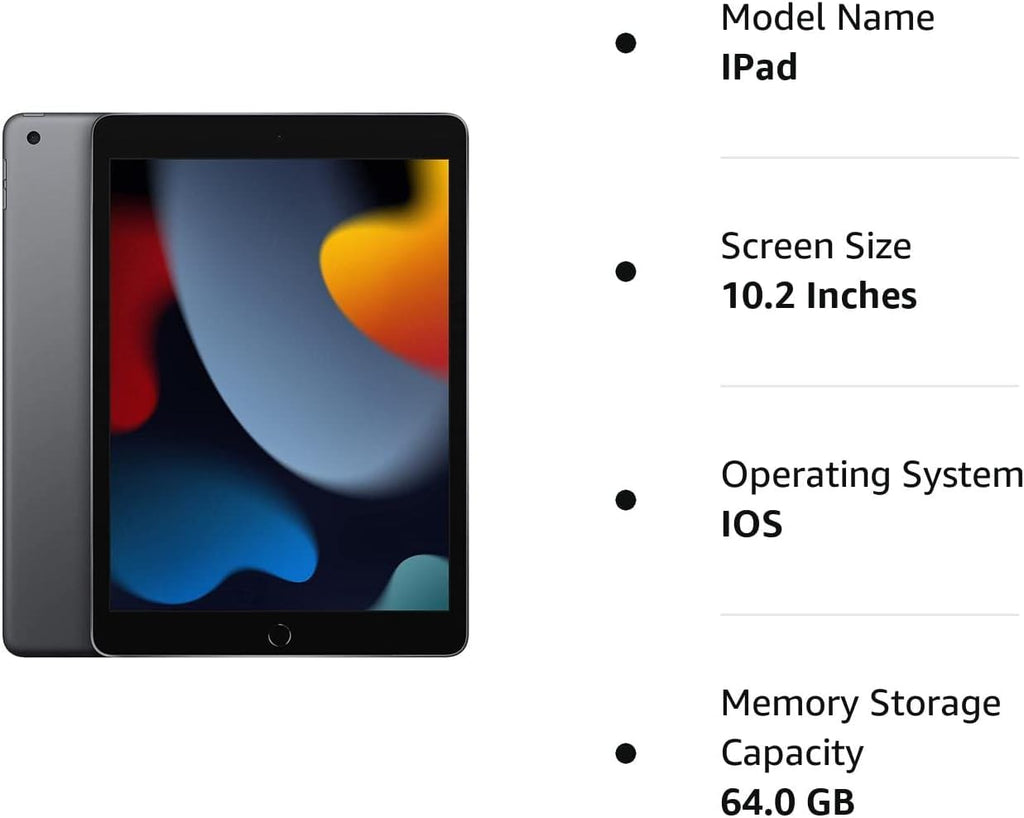 Apple iPad 10.2 inch Wi-Fi 64GB Space Gray W662723