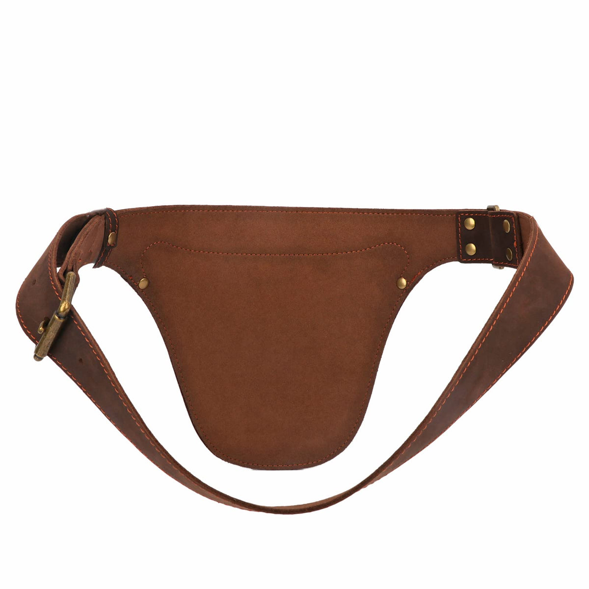 Leather 3 Pockets Adjustable Tool Belt Bag X796