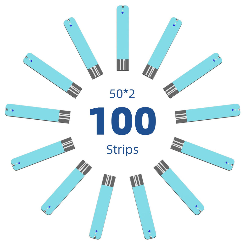Blood Glucose Test Strips, 100 Count O2537