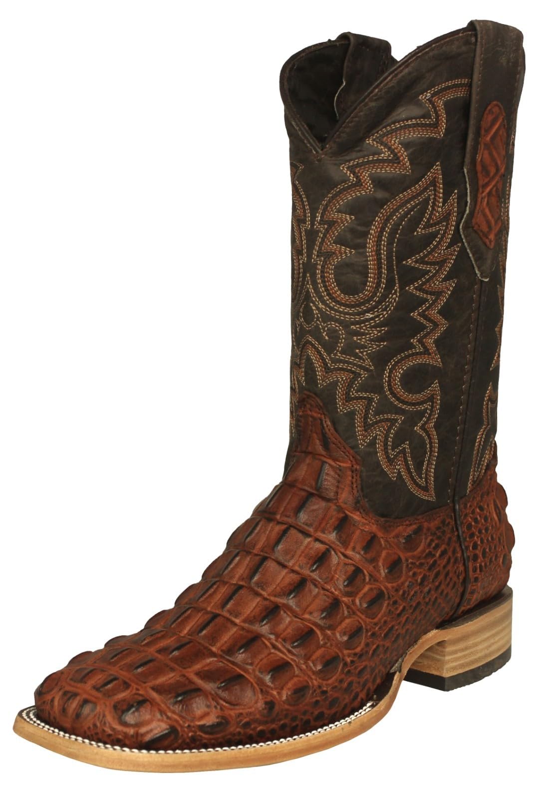 Cognac Leather Cowboy Boots N58847