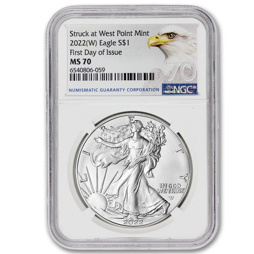 1 oz American Silver Eagle Coin MS-70 C58420