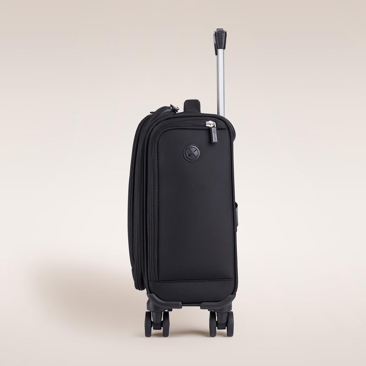Black 14.5-Inch Spinner Underseat Carry On Luggage E68882