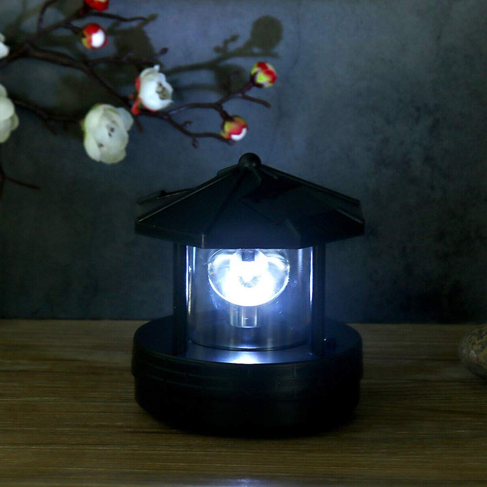 Solar Powered Rotating Lighthouse H977