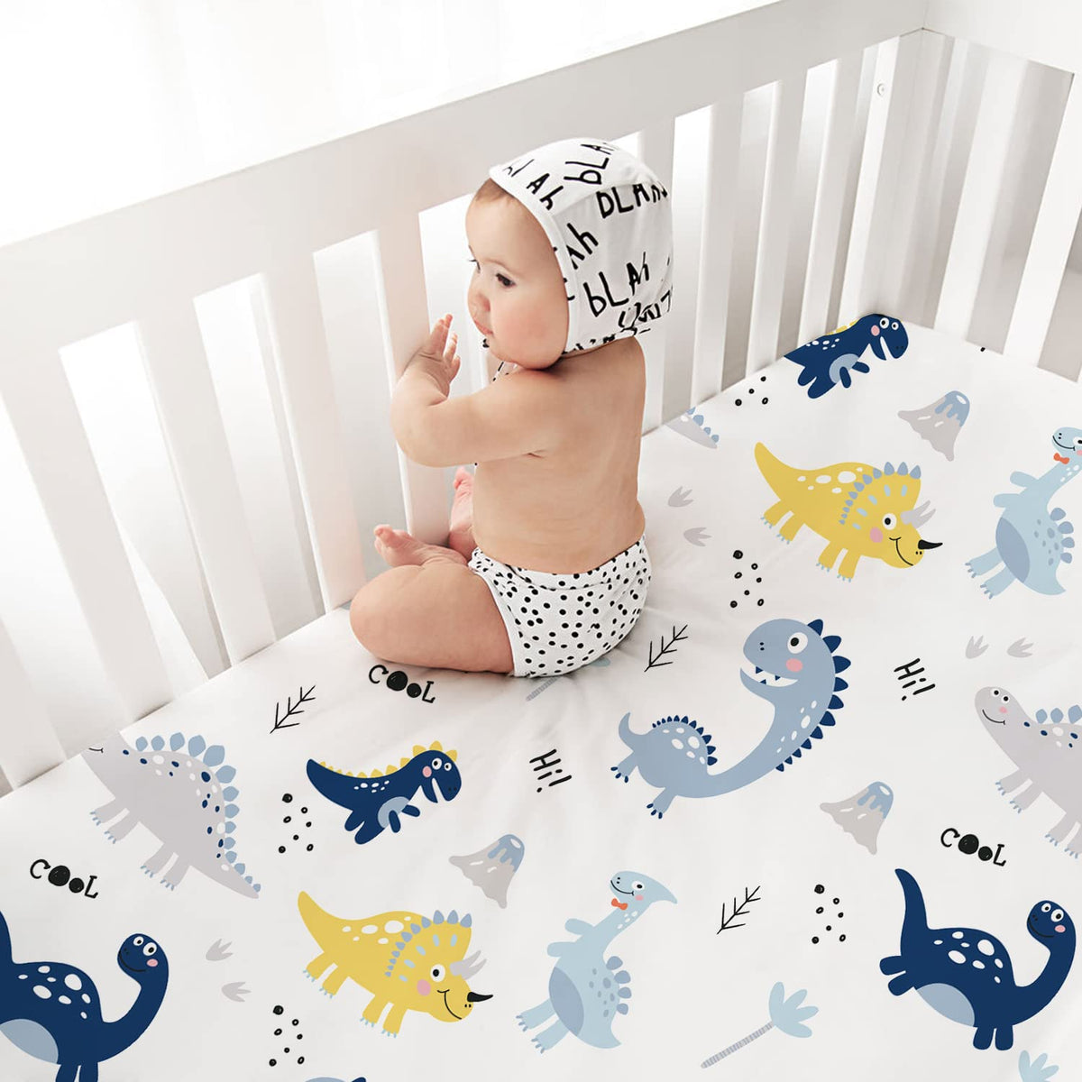 3 Pack Baby Crib Sheets F38989