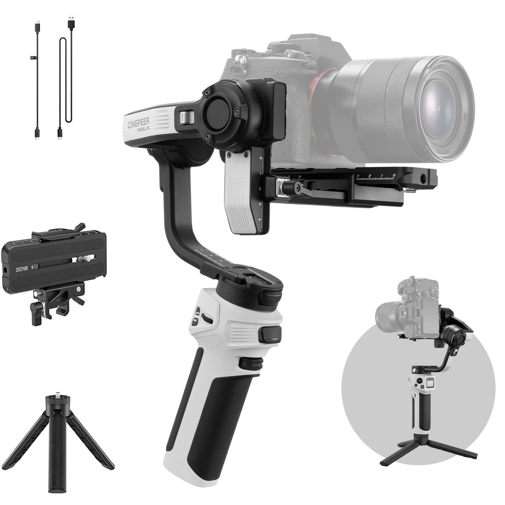 Lightweight 3-Axis Camera Gimbal Stabilizer H341