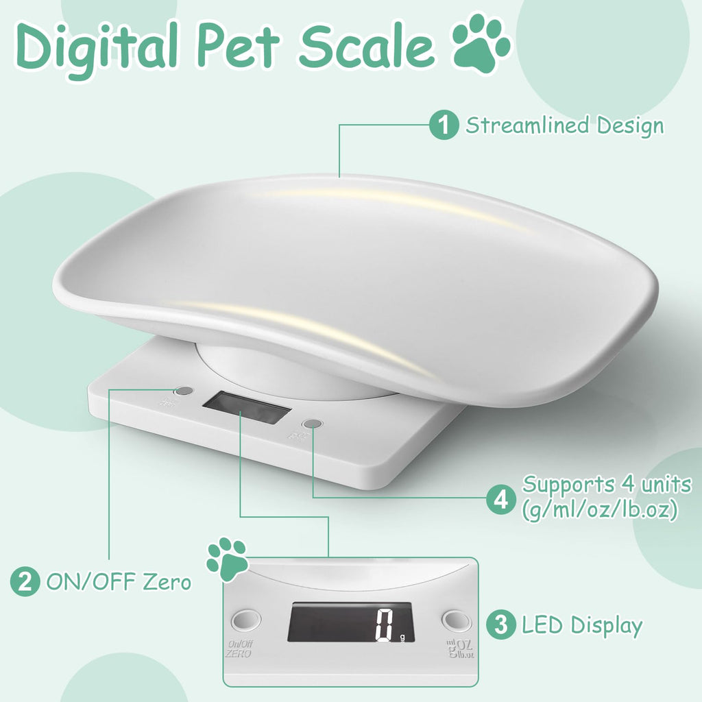 Digital Pet Scale, Max 33lb, 11.4 inch C722