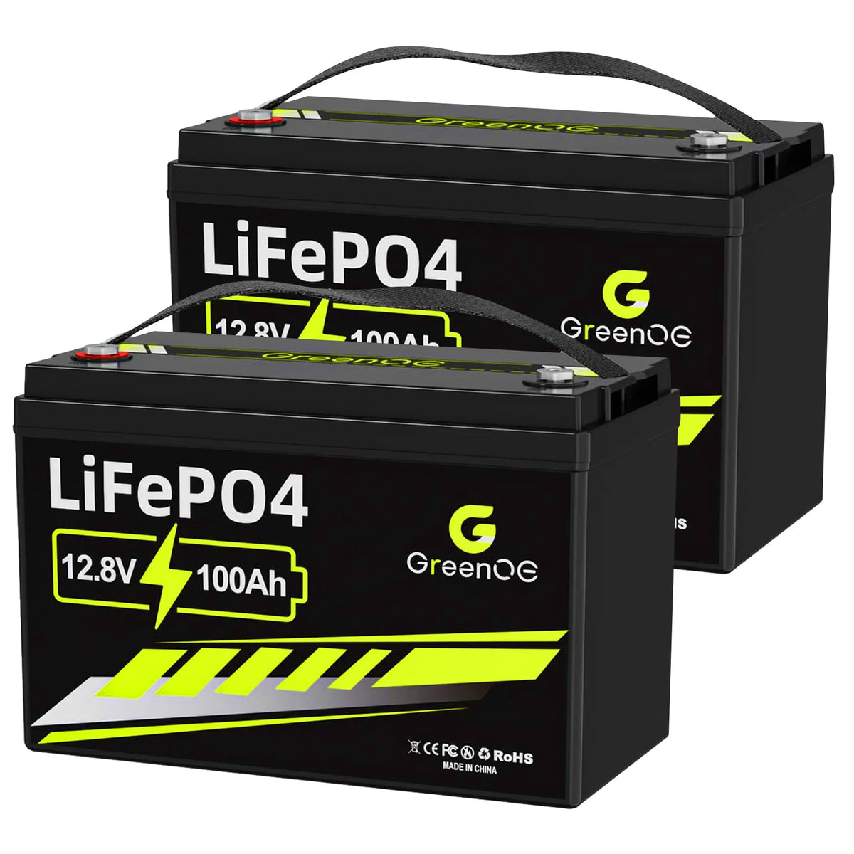 12V 100Ah LiFePO4 Deep Cycle Battery with 100A BMS V93311
