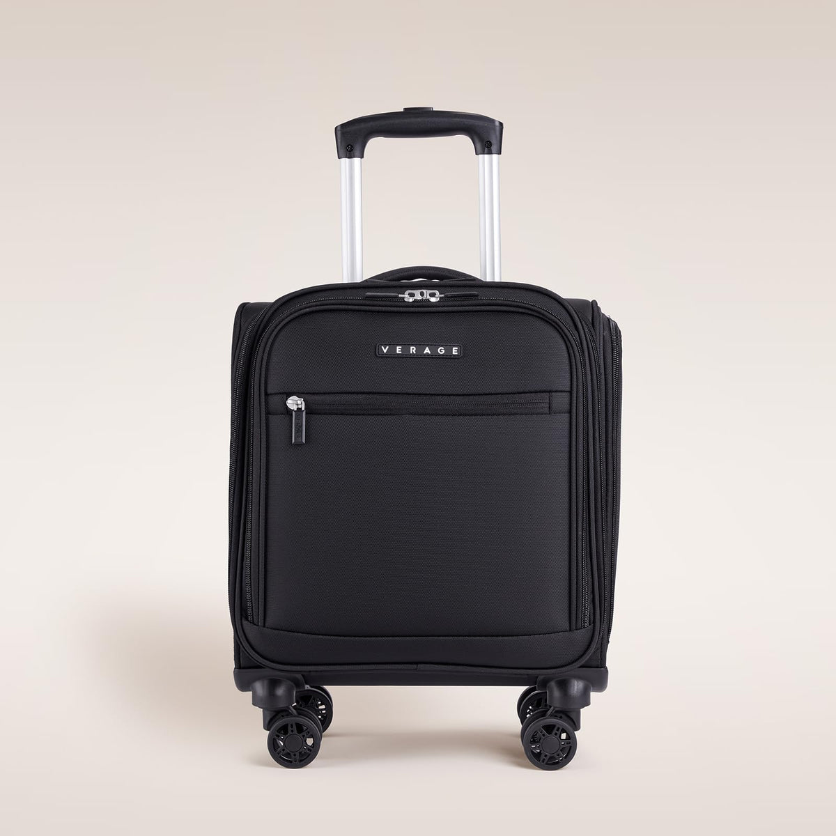 Black 14.5-Inch Spinner Underseat Carry On Luggage E68882
