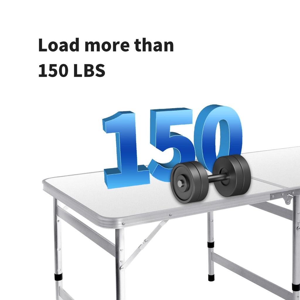 6FT Adjustable Folding Camping Table H26207