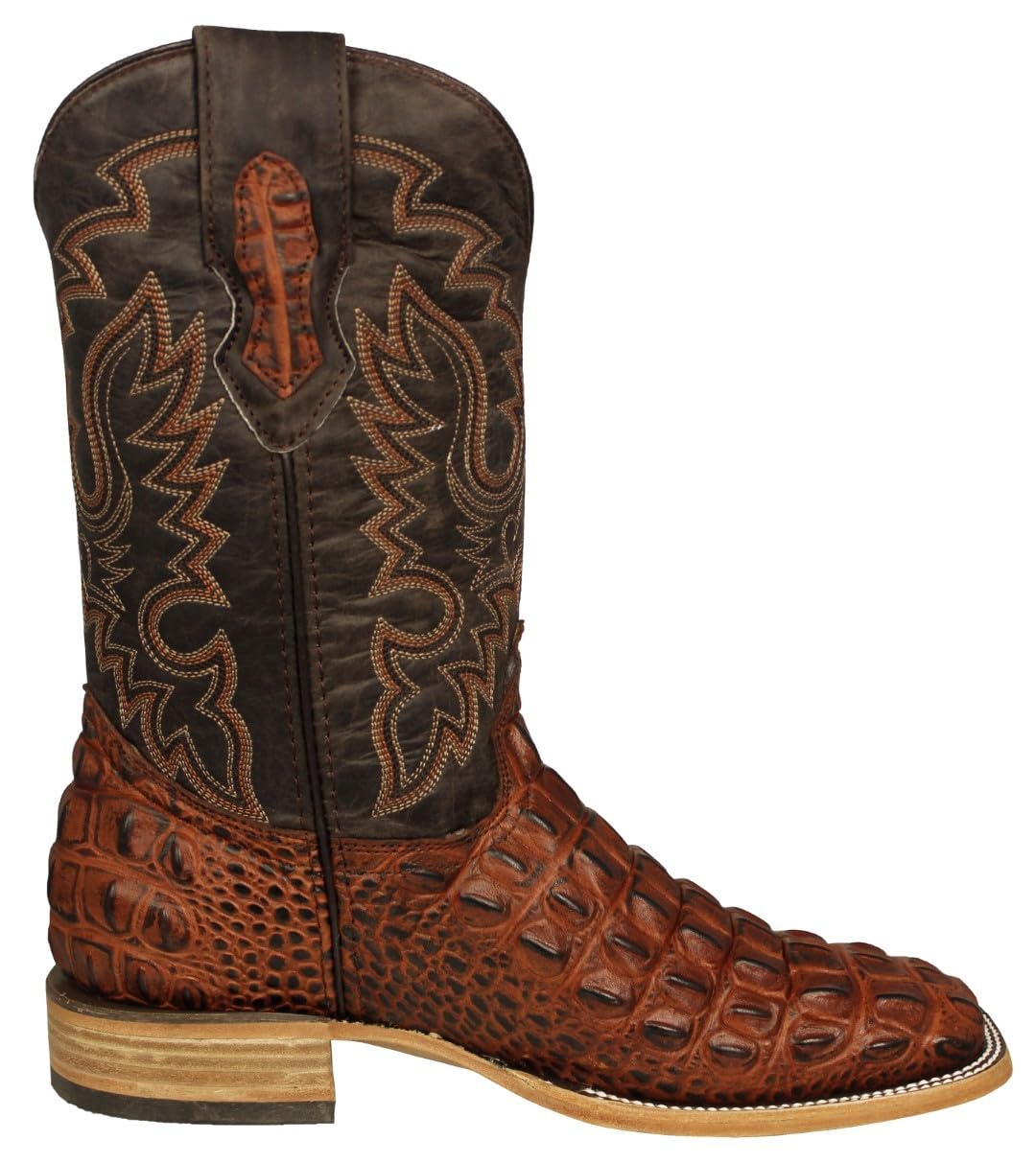 Cognac Leather Cowboy Boots N58847