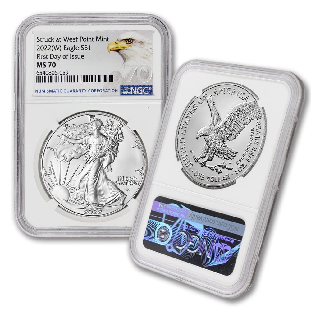 1 oz American Silver Eagle Coin MS-70 C58420
