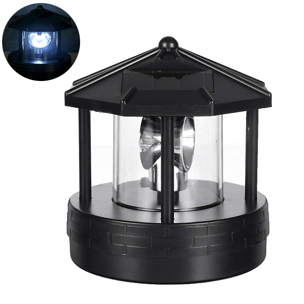 Solar Powered Rotating Lighthouse H977