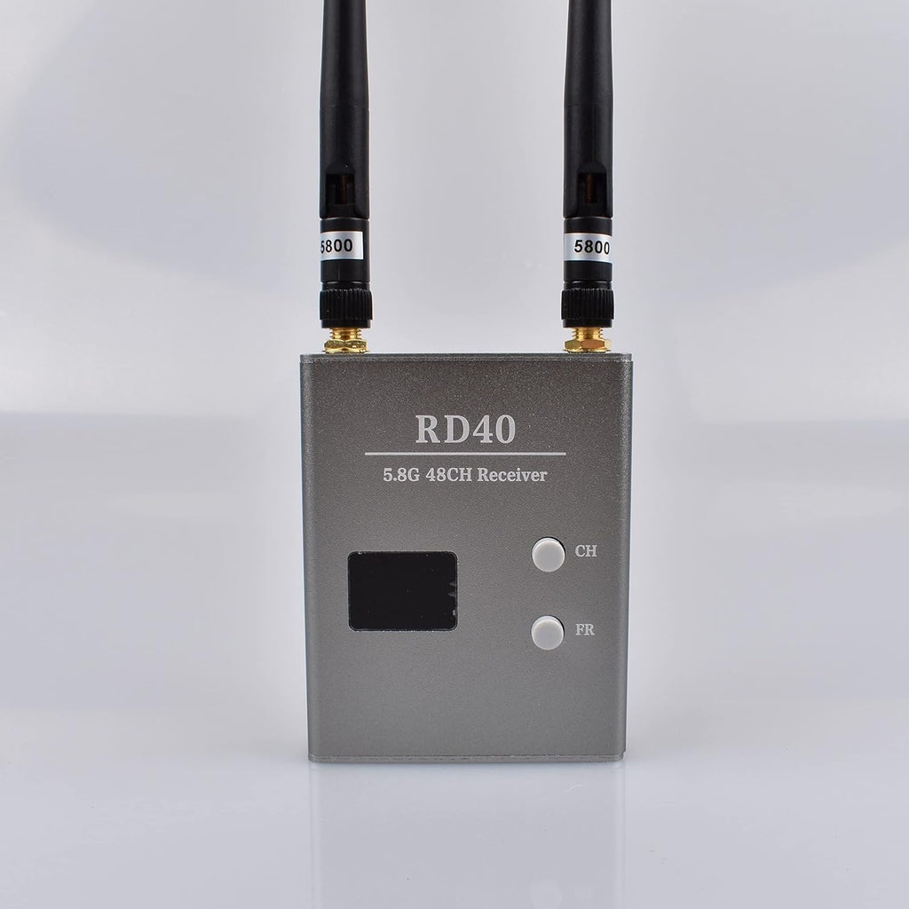 5.8GHZ 48Channel RD40 Raceband Dual Diversity Receiver with A/V and Power Cables N9209
