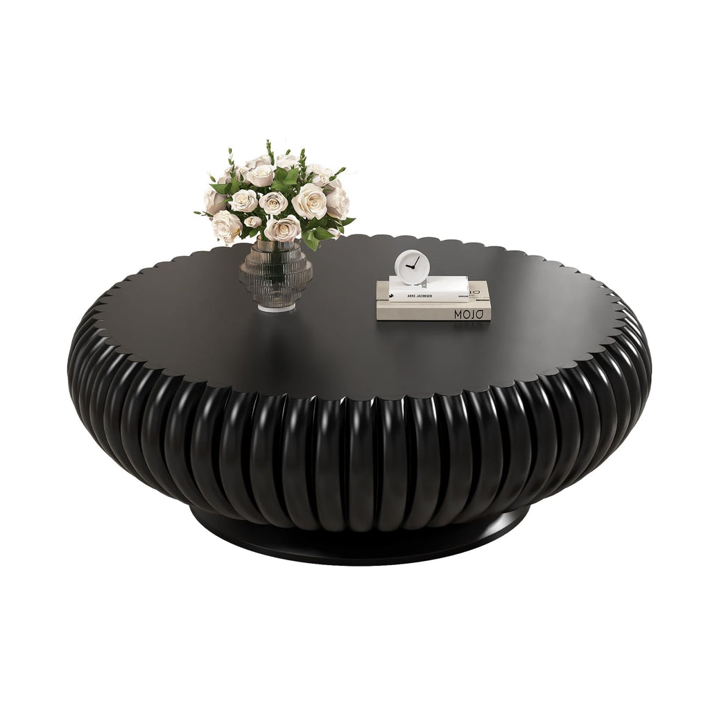 Round Fluted Drum Coffee Table P554407