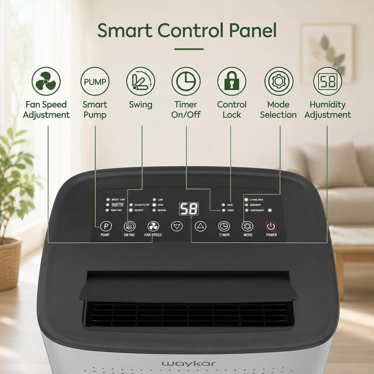150 Pints Dehumidifier with Pump A9820
