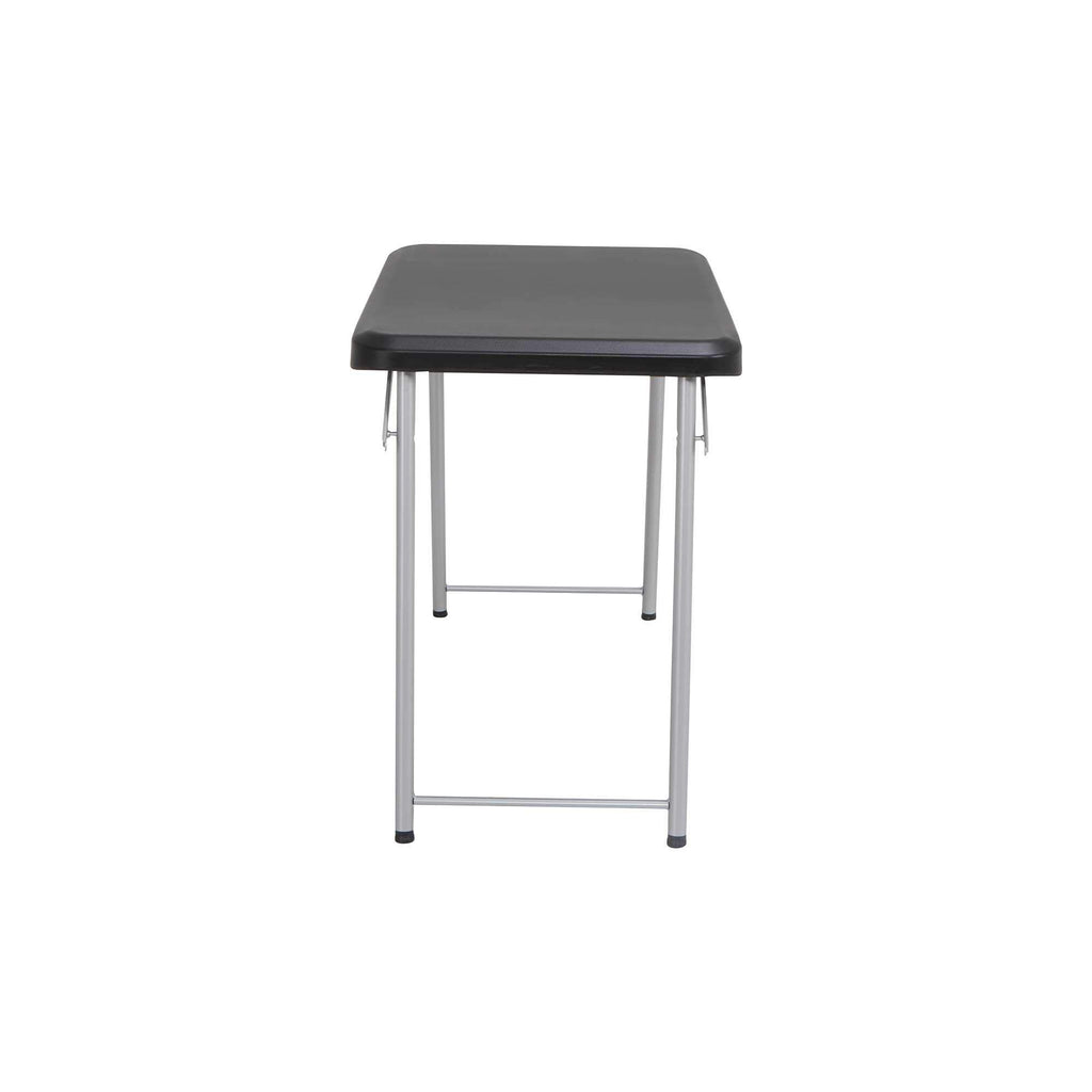 Black and Silver Compact Folding Table C530973