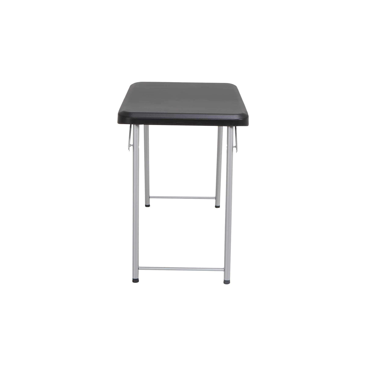 Black and Silver Compact Folding Table C530973