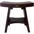 18" Solid Teak Shower Bench with Adjustable Feet C6839