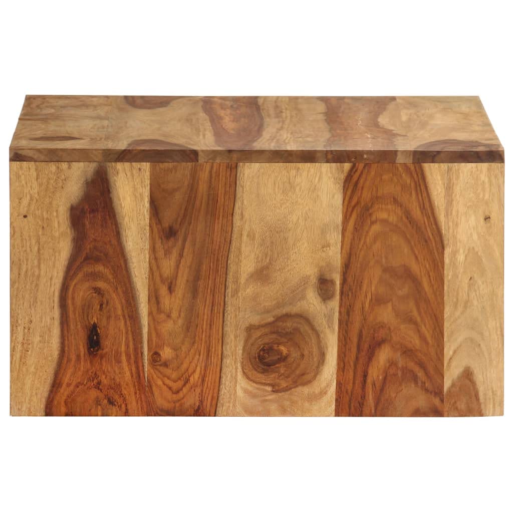 2 pcs Square Wood Nesting Tables D519