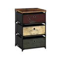 3 Drawer Fabric Nightstand K519383
