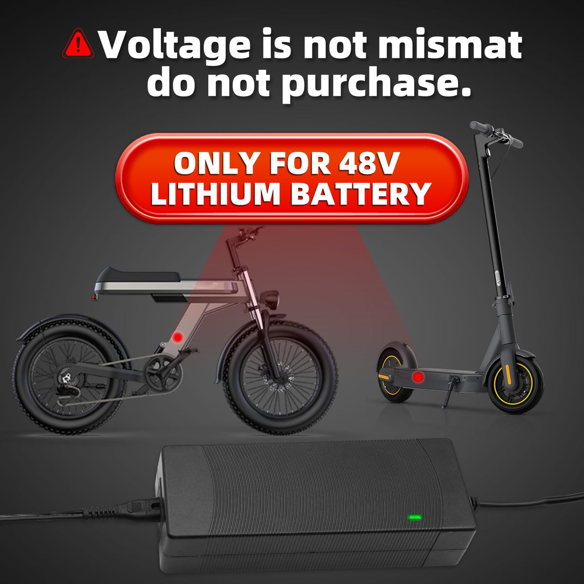 54.6V 2A Electric Bike Charger M76957