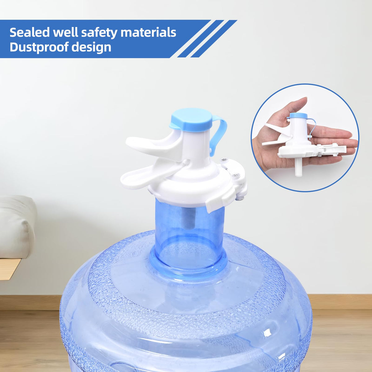 5 Gallon Collapsible Water Jug Holder and 2 Dispenser Valves C693115