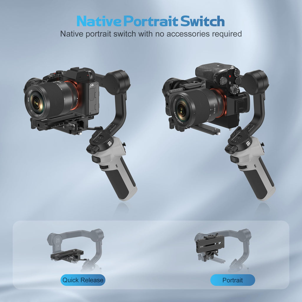 Lightweight 3-Axis Camera Gimbal Stabilizer H341