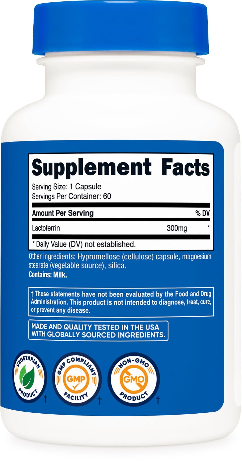 Lactoferrin Capsules 60 Capsules 300mg U419074