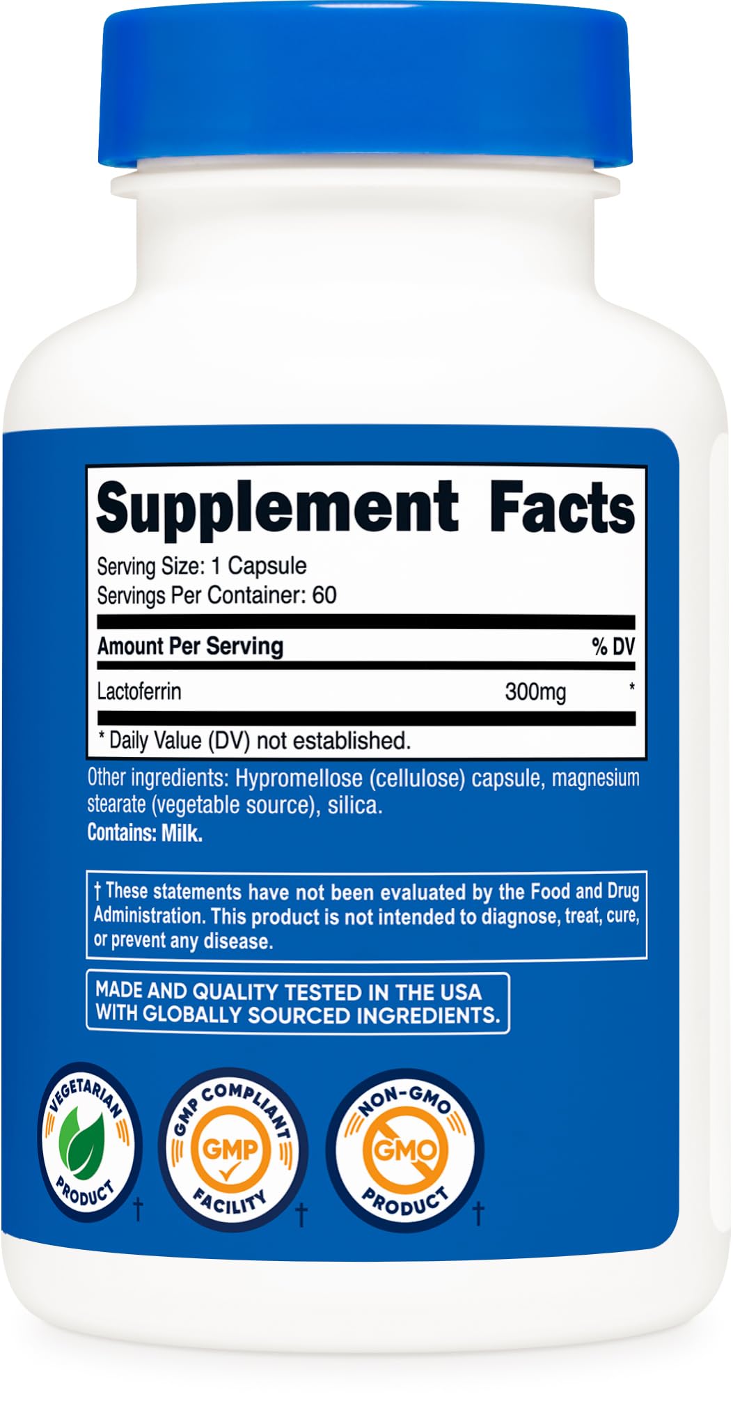 Lactoferrin Capsules 60 Capsules 300mg U419074