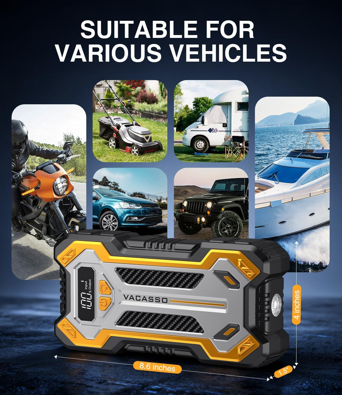 12V Portable Car Jump Starter L9286