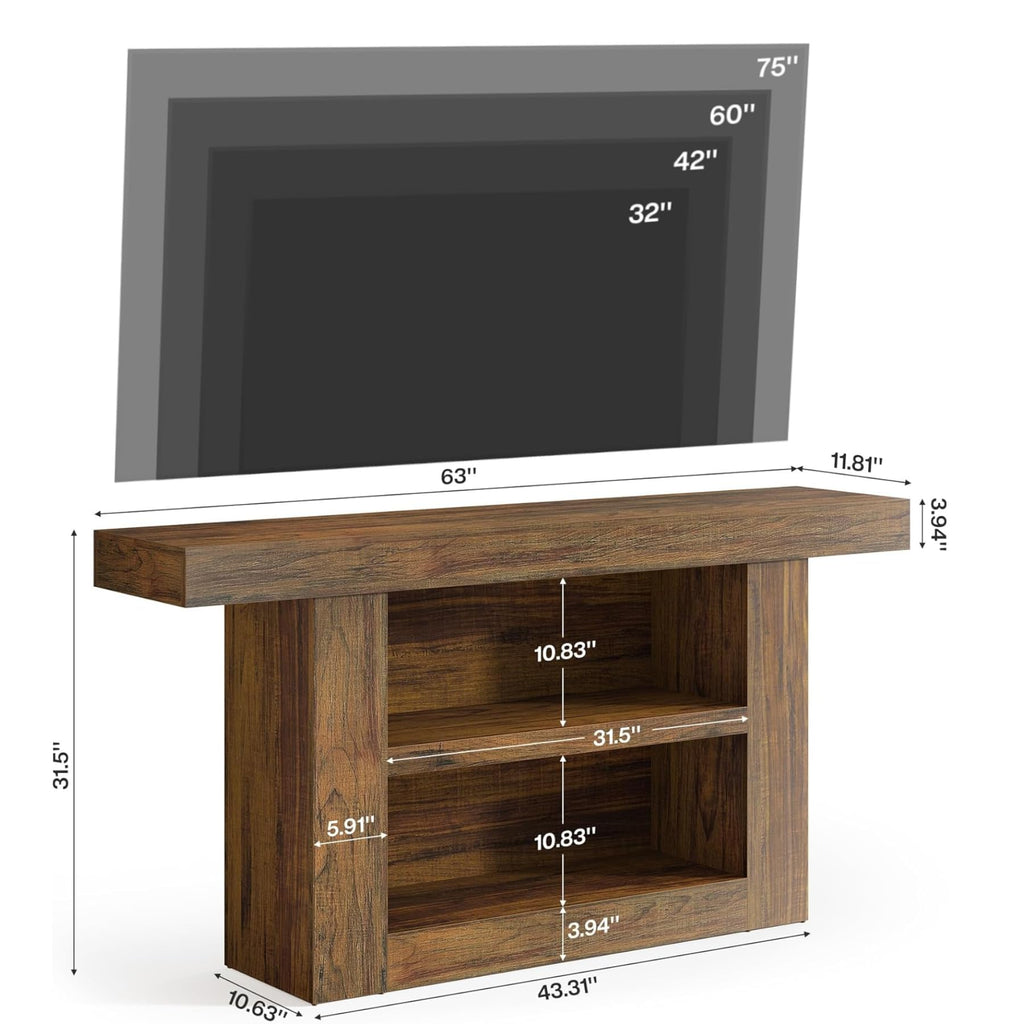 63" 3-Tier TV Stand Z2395