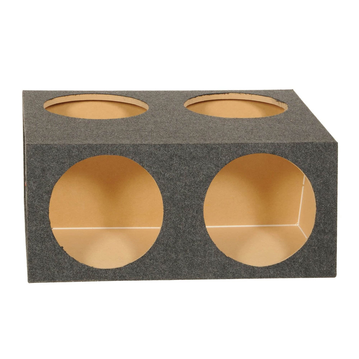 12 Inch 4 Hole Sealed Divided Speaker Box Subwoofer Enclosure P3693