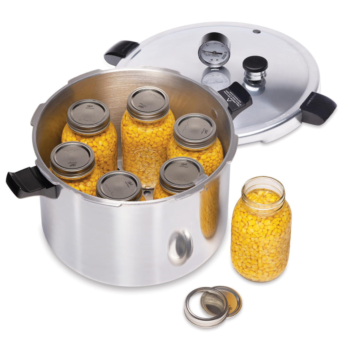 16-Quart Aluminum Pressure Canner and Cooker W26473