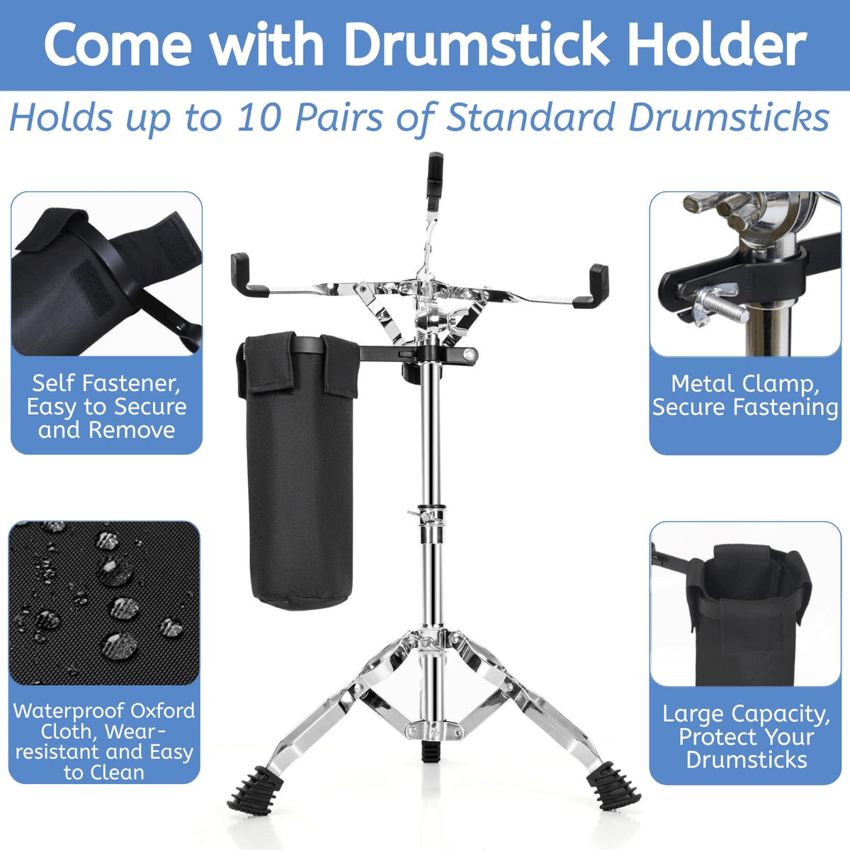 Double Braced Tripod Snare Drum Stand S788