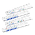 Clear Acrylic Mahjong Racks with Pushers, 4-Pack M6604