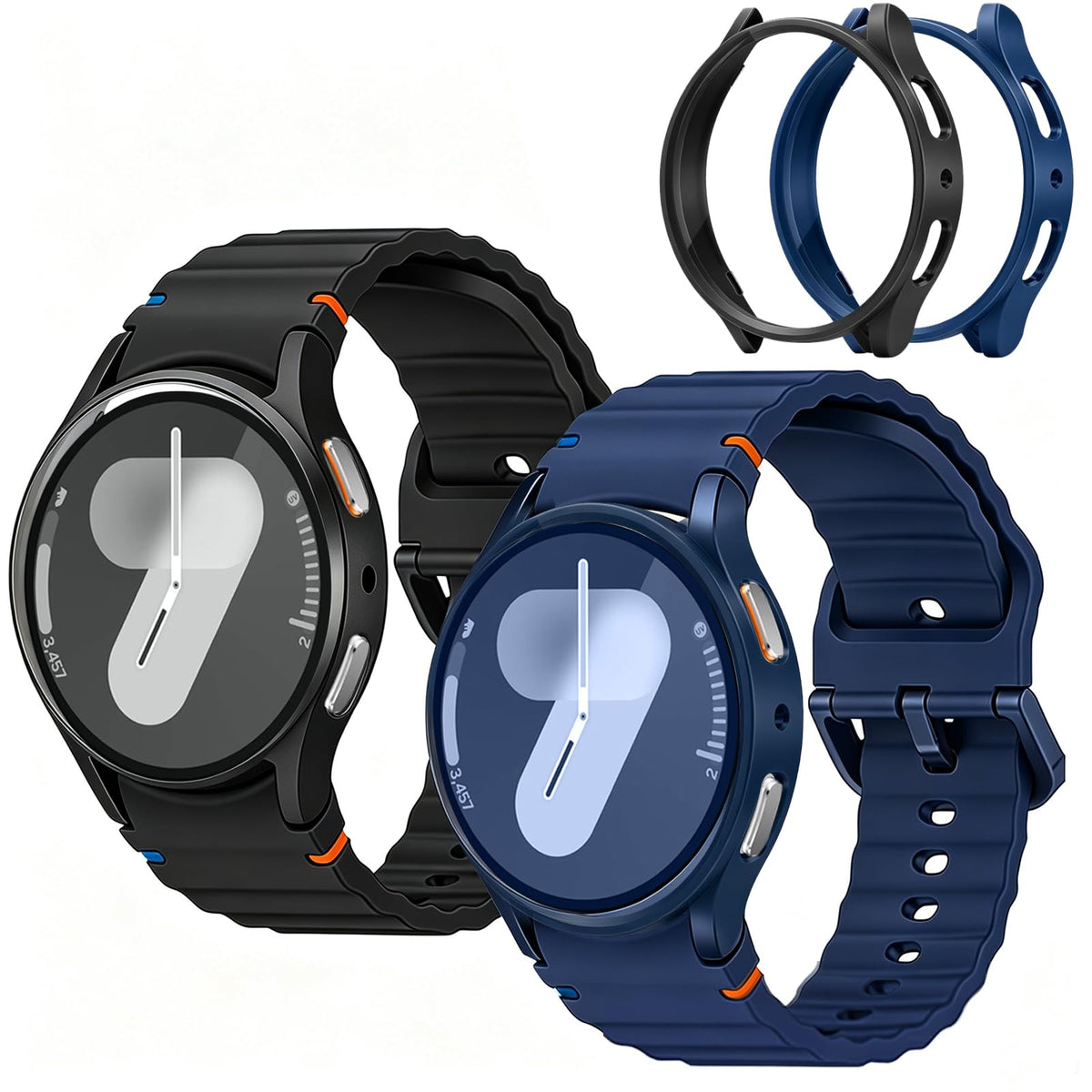 2 Pack Watch Bands & Protector Case U185754