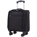 Black 14.5-Inch Spinner Underseat Carry On Luggage E68882
