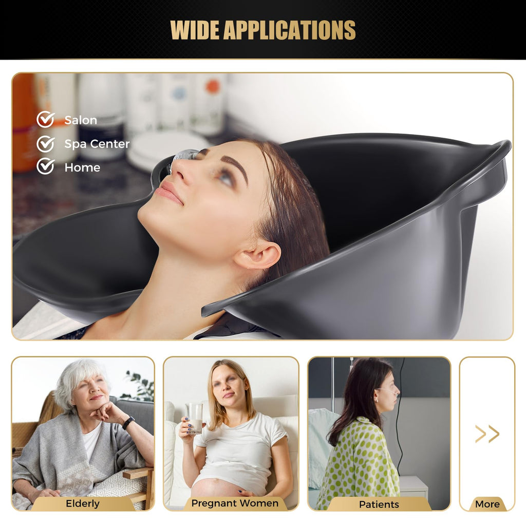 Portable Shampoo Bowl with Electric Pump D7852