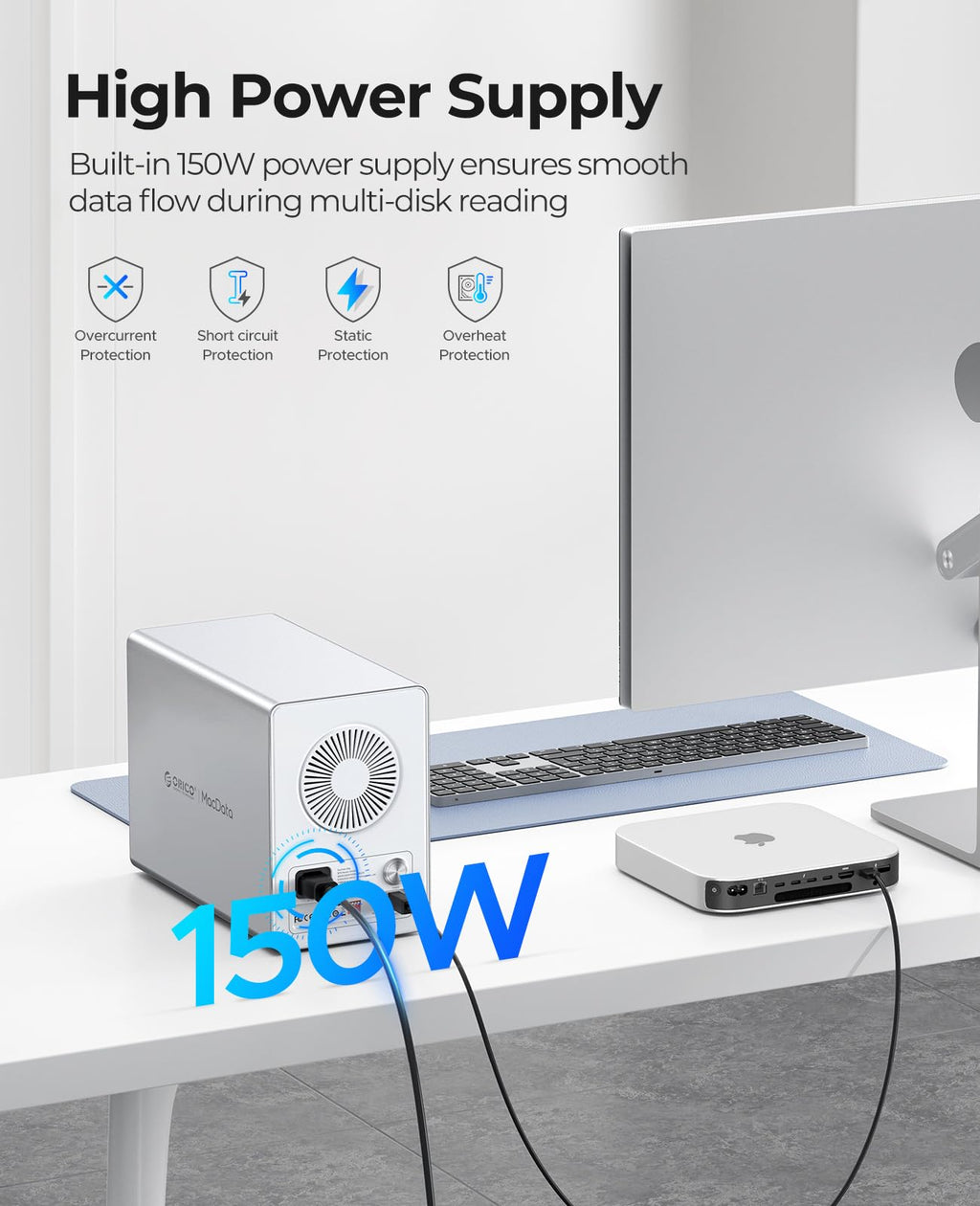 5 Bay RAID External Hard Drive Enclosure B28334