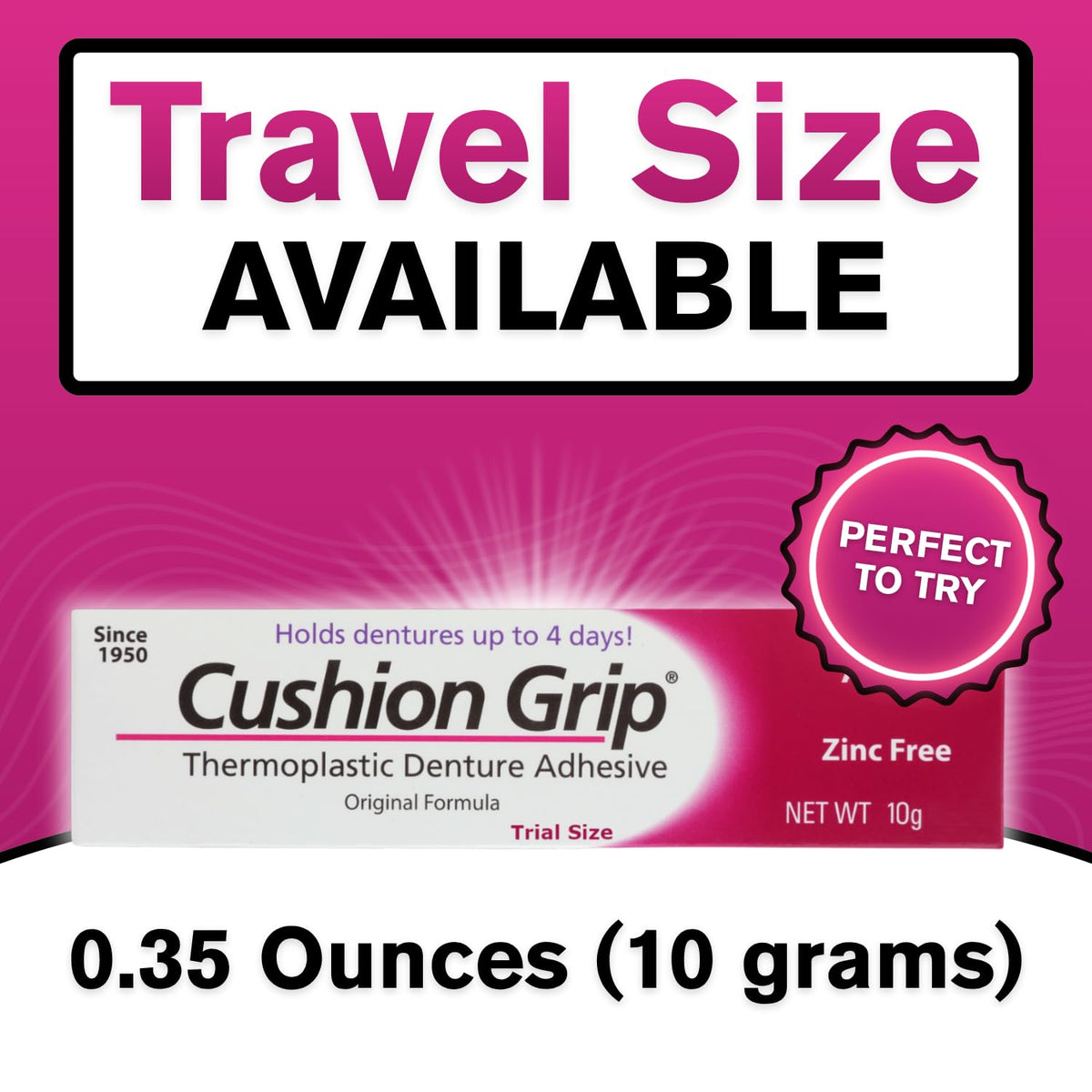 0.35 oz Thermoplastic Denture Adhesive S167