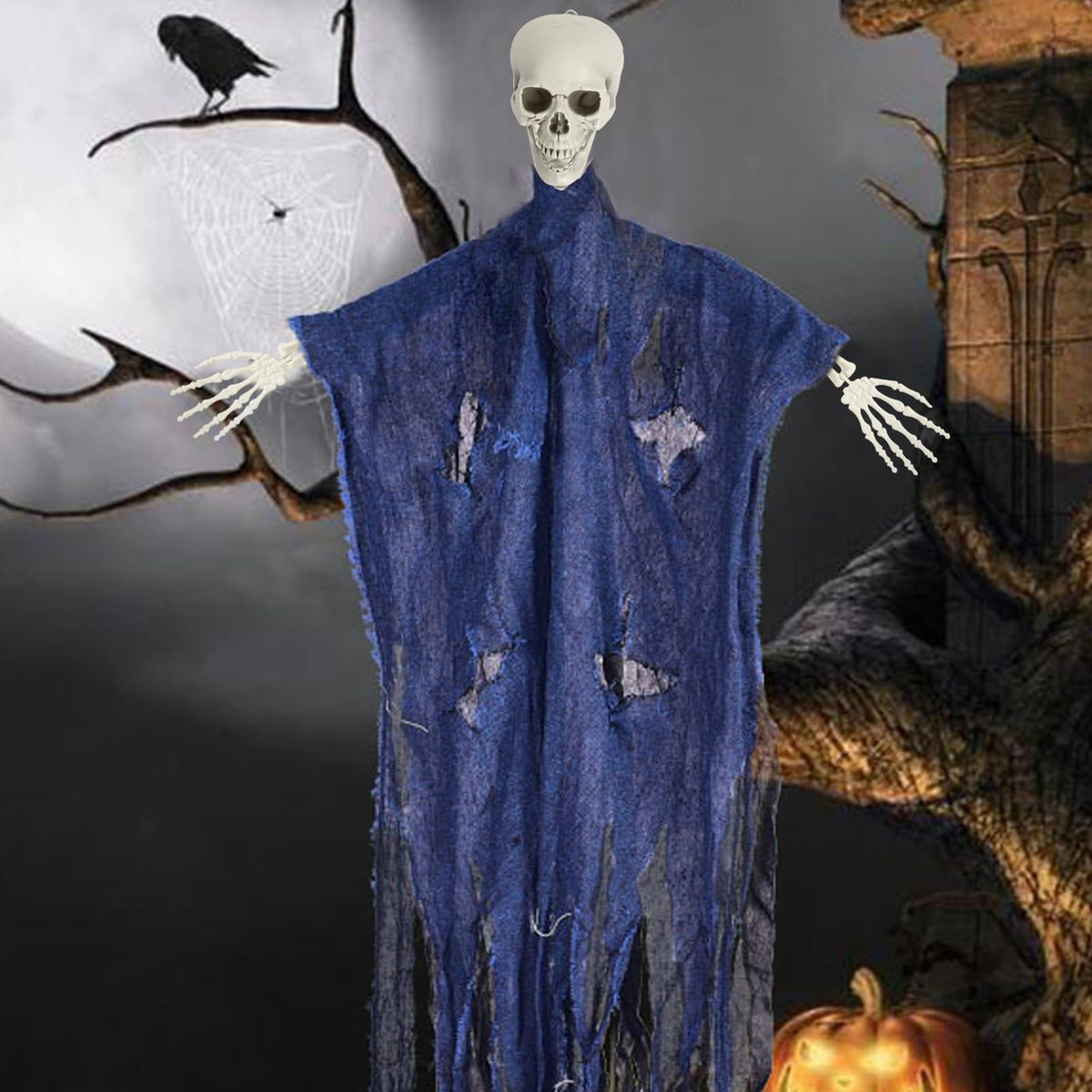 5.4FT 170cm Life Size Posable Skeleton with Movable Joints F146208