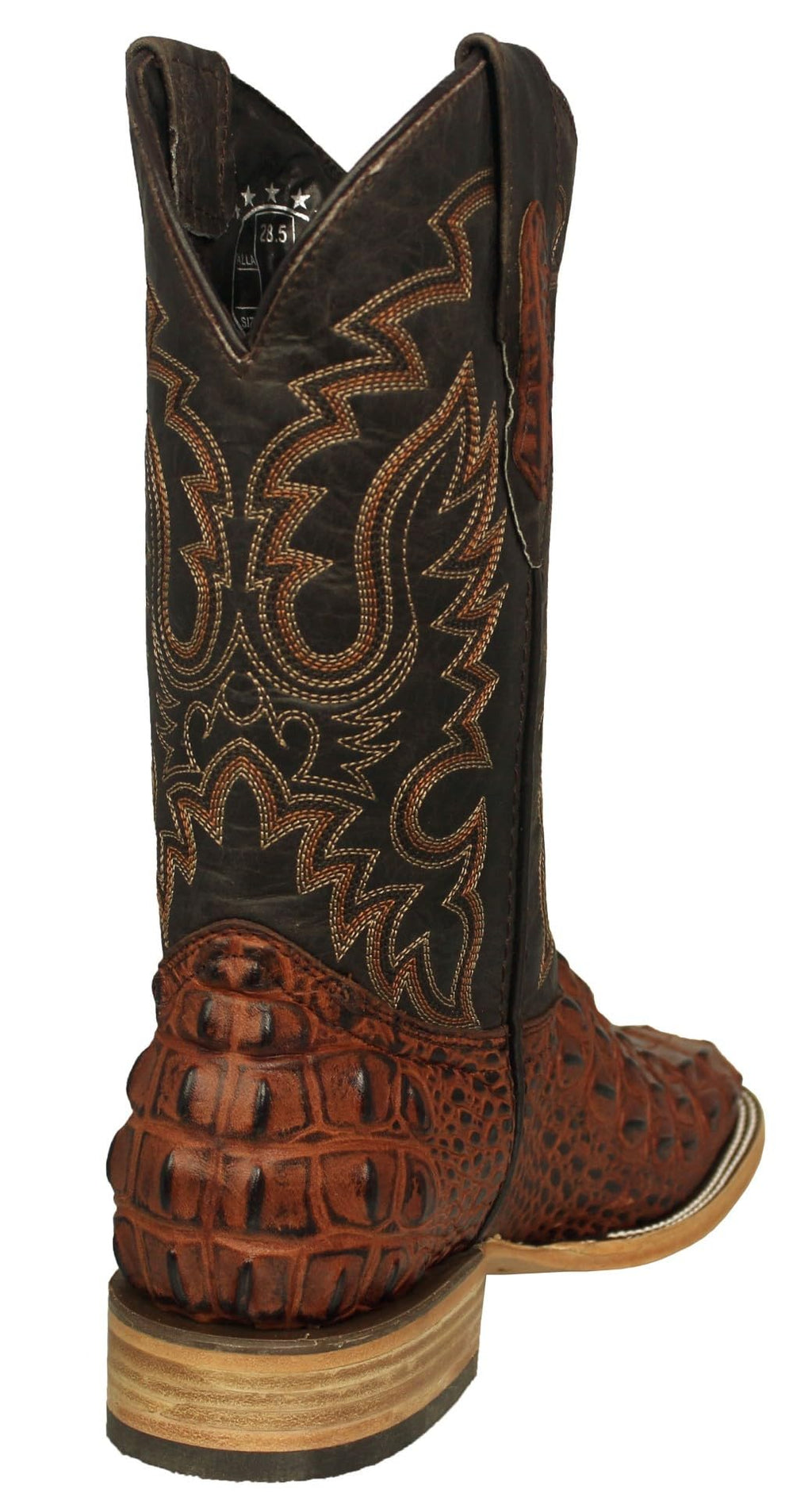 Cognac Leather Cowboy Boots N58847